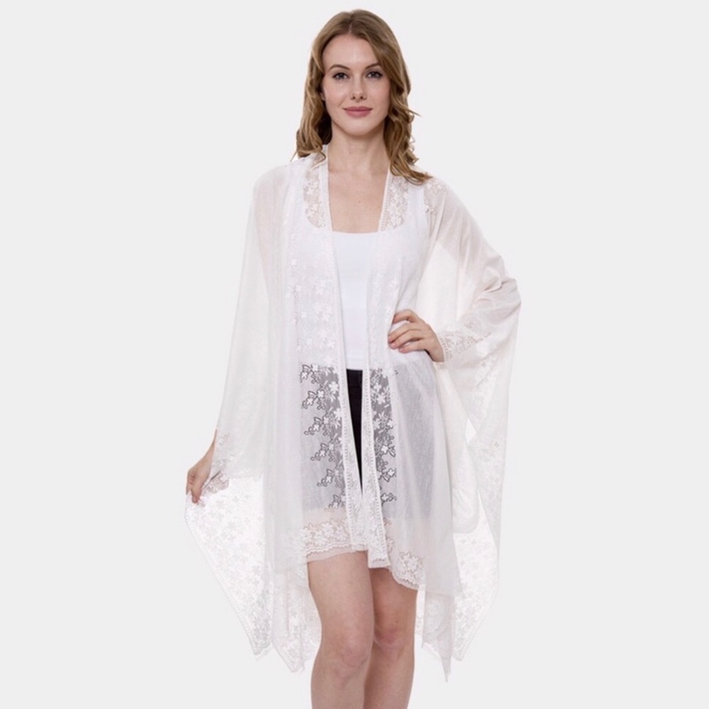 🦋JUST REDUCED-BOHO CHIC LACE KIMONO/CARDIGAN 🦋
